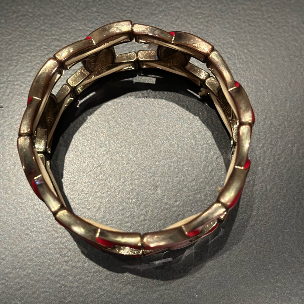 2/$10 Red and Gold Chain Link Bracelet - Picture 2 of 3